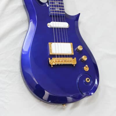 2017 Schecter Cloud Guitar Prince Signature Super Rare Limited Edition Guitar Blue (Metallic Purple) image 1