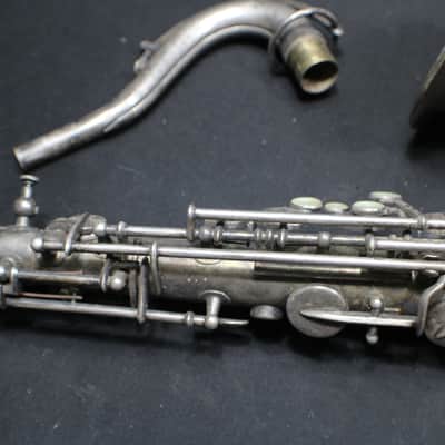 An Antique 1920's Wm. Frank & Co. C Melody Saxophone a Good Sax for Jazz   as-is   # 9 S image 9