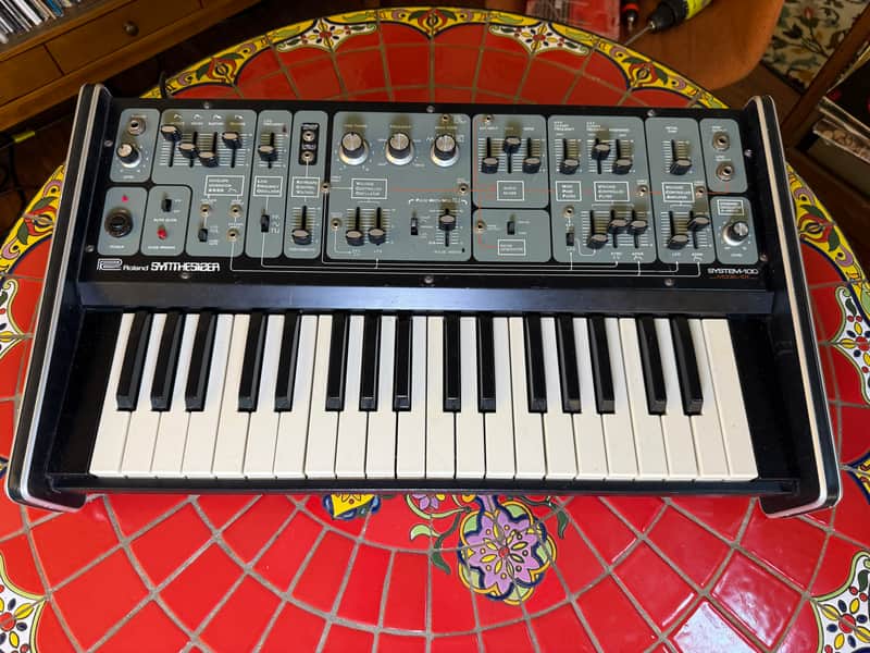 Roland System 100 Model 101 37-Key Synthesizer 1975 - 1979 - Black image 1