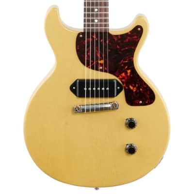 Gibson Custom Shop 1958 Les Paul Junior Double Cut Reissue Electric Guitar, TV Yellow image 1