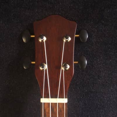 Handmade Gypsy Concert Ukulele, ArchBack Curly Wanut, Acacia MOP & Abalone Inlay, Soft-bag, Bruce Wei GUT15-2009 image 2