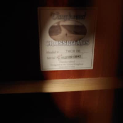 Tanglewood TWCR-DE Crossroads Mahogany Dreadnought with Electronics 2010s - Whiskey Barrel Burst Satin image 3
