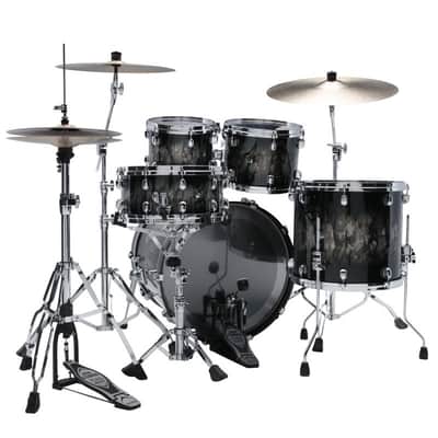Tama WBS42S-MPB Starclassic Walnut/Birch Lacquer Shell Kit 4 pcs - Molten Platinum Burst/Chrome HW image 6