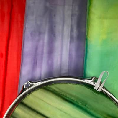 18" single layer Drum Bunny cloth drum cover - dampener - partial mute - compare to Drum Tortillas - Quesadilla - Big Fat Snare image 4