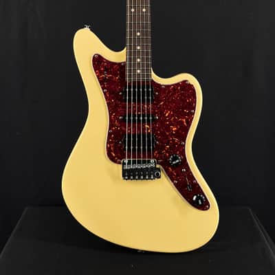 Open Box Demo Suhr Ian Thornley Signature Series Classic JM in Vintage Yellow with Tremolo Bridge image 3