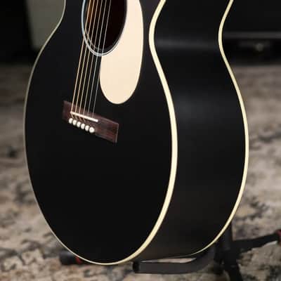 Gibson Century Collection J-185 12-Fret Acoustic Guitar - Ebony with Hardshell Case image 10