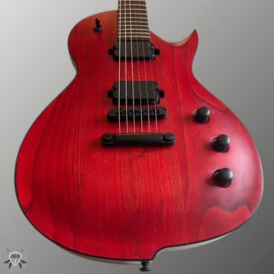 Solar GC2.6TBR Trans Blood Red Matte - With Gig Bag - Excellent Condition image 5
