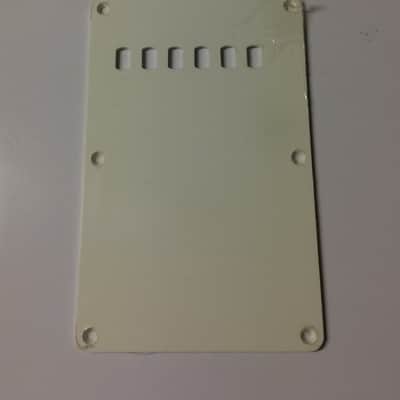 Stratocaster Style Back Plate Parchment image 1