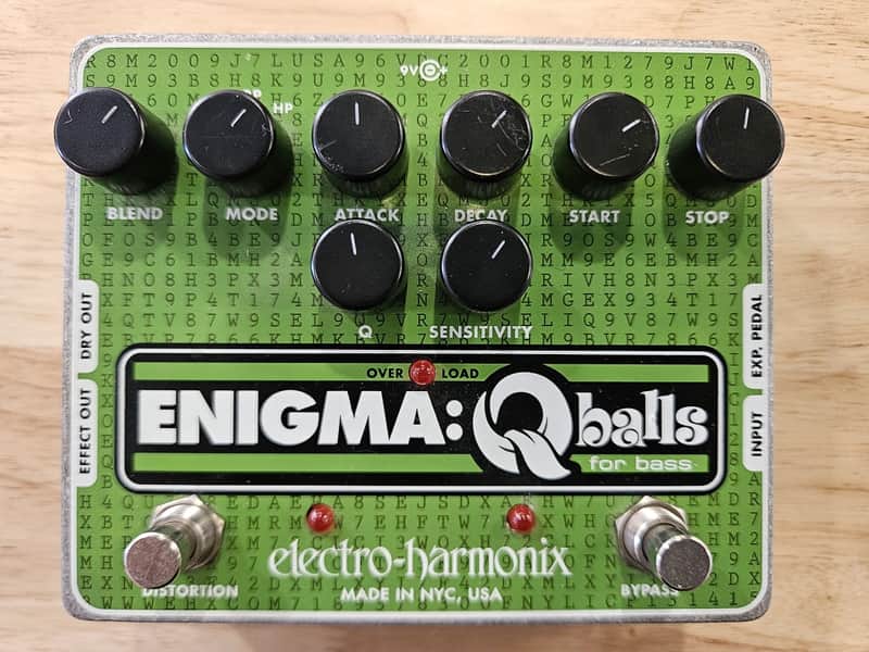 Electro-Harmonix Enigma: Q Balls Envelope Filter For Bass 2009 - 2022 - Green image 1