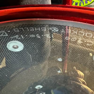 Rikki Rockett's, Rockett Drum Works, Devil City Angels, Carbon Fiber Shell, 22", 12", 14", 16", Matching 6x14" Snare. 2015 SIGNED!! image 23