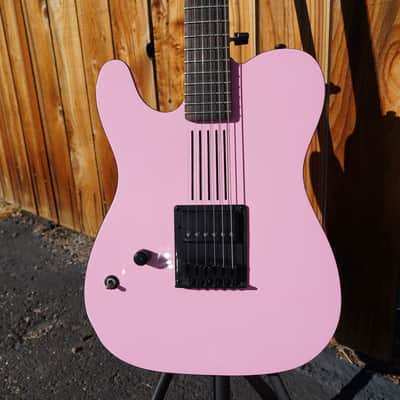 Schecter DIAMOND SERIES Machine Gun Kelly Signature PT - Pink Left Handed 6-String Electric Guitar (2023) image 2