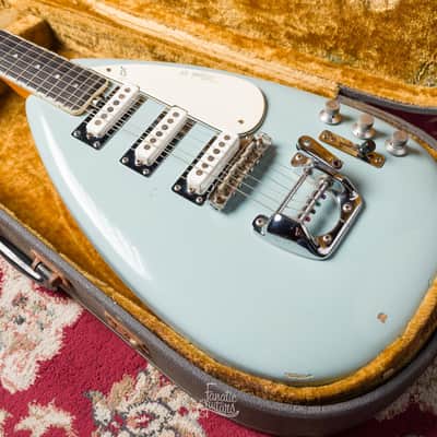 Vox Mark VI Teardrop 60s - Blue #245857 Second Hand image 4