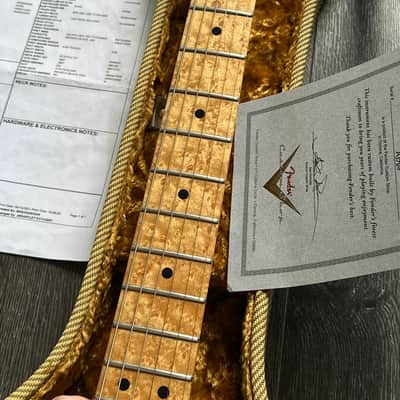 2006 Fender 1951 Nocaster Highly Figured AA Birdseye Maple Neck with COA & Case image 10