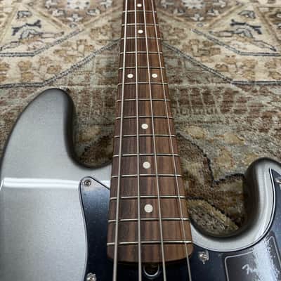 Fender American Professional II Jazz Bass in Mercury w/ Rosewood Fingerboard, Hardcase and Free Pro Setup image 6