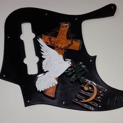 leather Pick guard Custom fitsTelecaster 2019 "this is just a sample but you design your pick guard" image 7