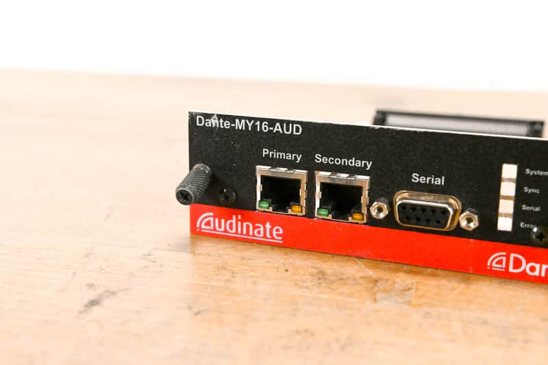 Audinate Dante-MY16-AUD 16-Channel Dante Network I/O Card | Reverb