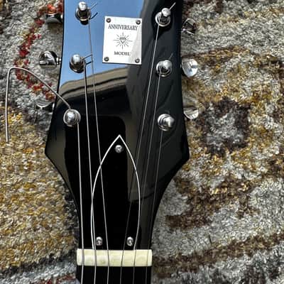 Gretsch G6118T Anniversary with Bigsby 2003 - 2016 - Smoke Green 2-Tone image 4