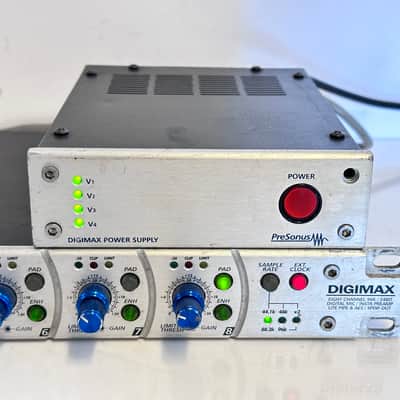 PreSonus Digimax LT 8-Channel Mic Preamp 2000s - Silver - with Power Supply image 19