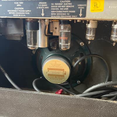 Fender Silverface vibro 1978- Black tolex image 6