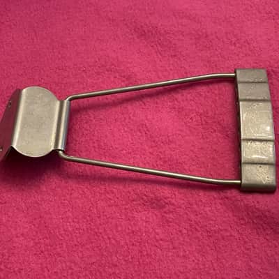 vintage 1954 Gibson archtop tailpiece for es-125 L7 150 1956 1957 image 2