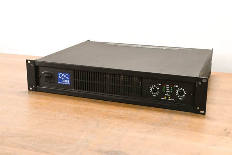 QSC CX702 2-Channel 700W Power Amplifier CG0103D image 1