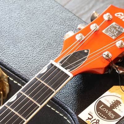 MINTY! Gretsch Brian Setzer Hot Rod Hollowbody G6120SHTV TV Jones Tangerine + OHSC image 10