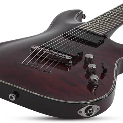 Schecter Hellraiser C-7 Black Cherry image 2