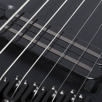 Schecter PT-7 Electric Guitar. MS Black Ops Satin Black Open Pore image 6