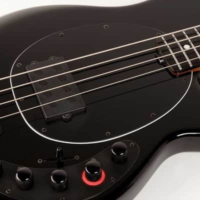 Music Man USA Stingray DarkRay Bass Obsidian Black, Roasted Maple/Ebony image 3