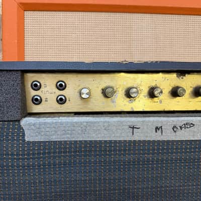 Vintage 1969 Marshall Bluesbreaker Tremolo 50 JMP 2x10 Amplifier Combo 1960s image 3