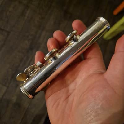 Yamaha YFL-211 Student Flute 1990s - Silver image 3
