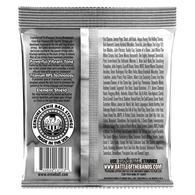 Ernie Ball 3123 RPS Coated Titanium Super Slinky 9-42 image 2