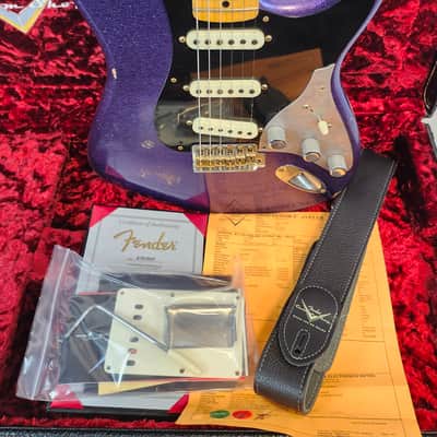 Fender Custom Shop Limited Edition Poblano II Strat Relic, Purple Sparkle, W/HSC image 2