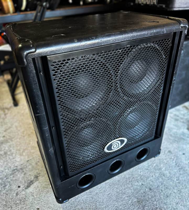 Ampeg PR-410HLF 1200-Watt 4x10" Bass Speaker Cabinet 2000s - Black image 1