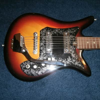 Vintage 1960's Teisco Del Ray ET-200 Tulip Electric Guitar! MIJ Japan! image 2