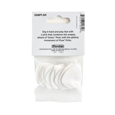 Dunlop 558P150 Tortex Flow Standard 1.5 mm Player's Pack/12 image 3