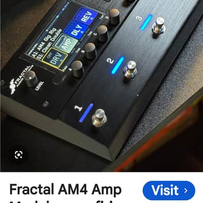 Brand New Fractal Audio AM4 Amp Modeler 2025 - Present - Black image 14
