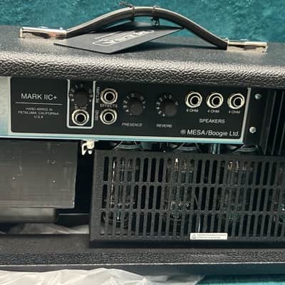 Mesa Boogie Mark IIC+ HRG Reissue 100-Watt Guitar Amp Head 2025 - Present - Black image 8