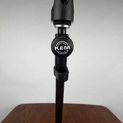 K&M 24.14 1970’s Mic Desktop/Floor Stands - Cast Iron Base image 3