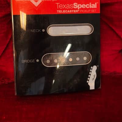 Fender 099-2121-000 Custom Shop Texas Special Telecaster Pickup Set 2010s - Chrome / Black image 1