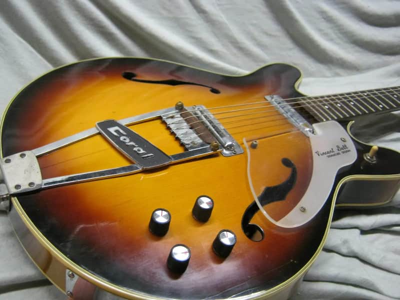 1969 CORAL / DANELECTRO FIREFLY SEMI - made in USA - VINCENT BELL image 1