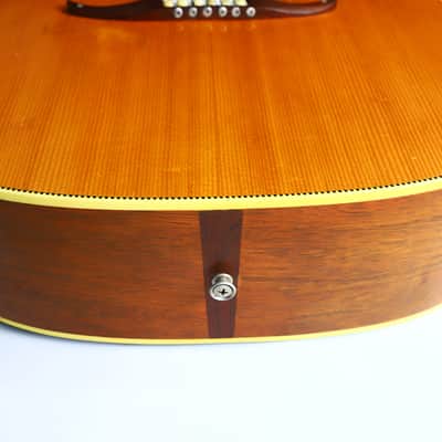 Fender King 1963 Acoustic Guitar - exceptionally good guitar - plays like a Stratocaster and sounds Like a Martin D-18 - check video! image 11