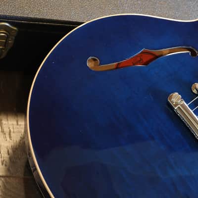 2003 Gibson ES-335 Dot Semi-Hollow Electric Guitar Figured Beale Street Blue + COA OHSC image 4