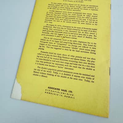Ka-Lae's Hawaiian Ukulele Instructions Book, circa 1950s image 2