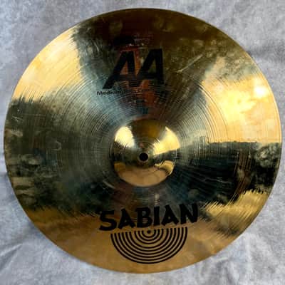 Sabian 16" AA Medium Thin Crash Cymbal 2019 - Present - Brilliant image 1