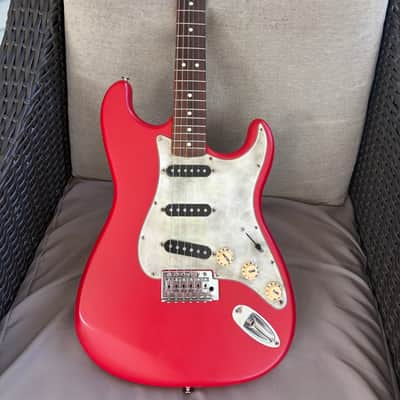 Fender Standard Stratocaster MIM - Red (Repainted), Rosewood Board, SSS image 1