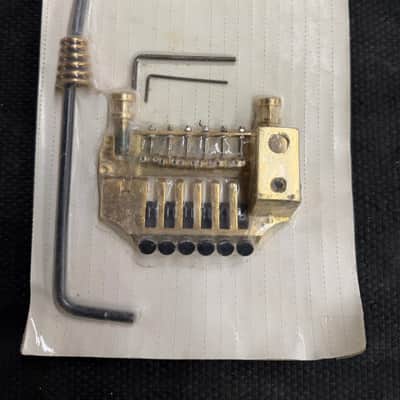 Allparts Wrap Around Bridge with Spring Tremolo 90s - Gold image 1