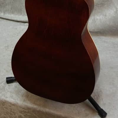 Stella Harmony F-66 USA made acoustic guitar with chipboard case image 6