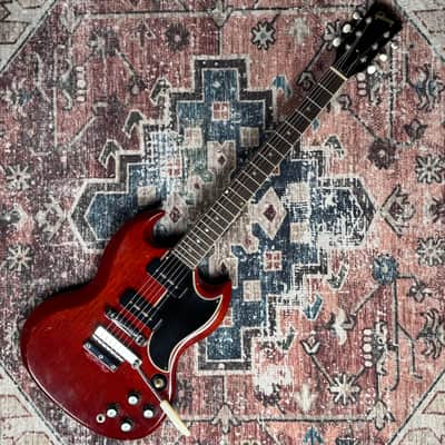 1966 Gibson SG Special Vintage Cherry Made In Kalamazoo Small Guard Electric Guitar! image 3