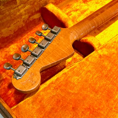 1996 Fender Cunetto Relic Stratocaster — Dakota Red — Norman’s Rare Guitars Special Run — John Cruz Neck image 5